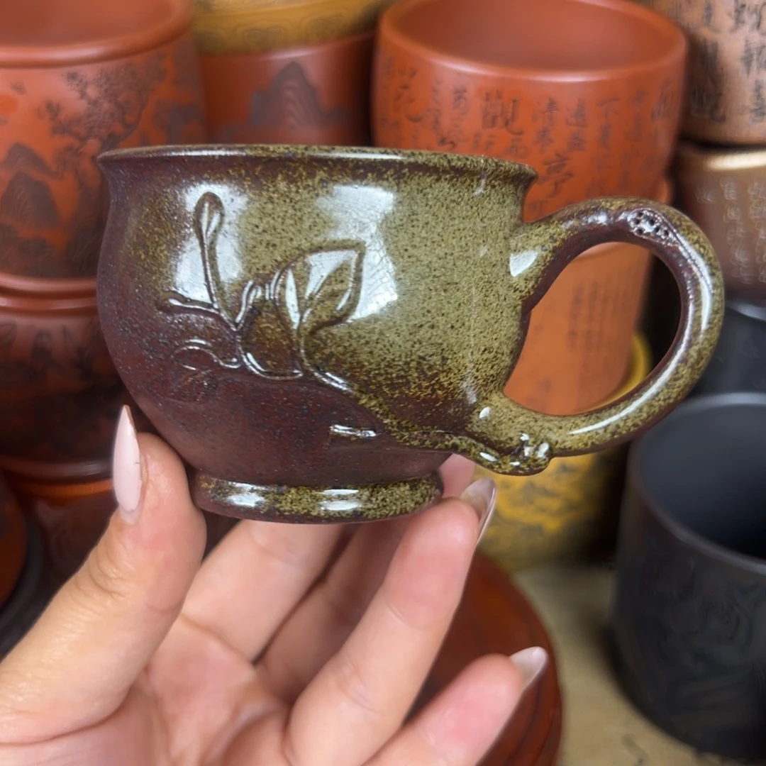 紫砂茶杯紫砂紫砂