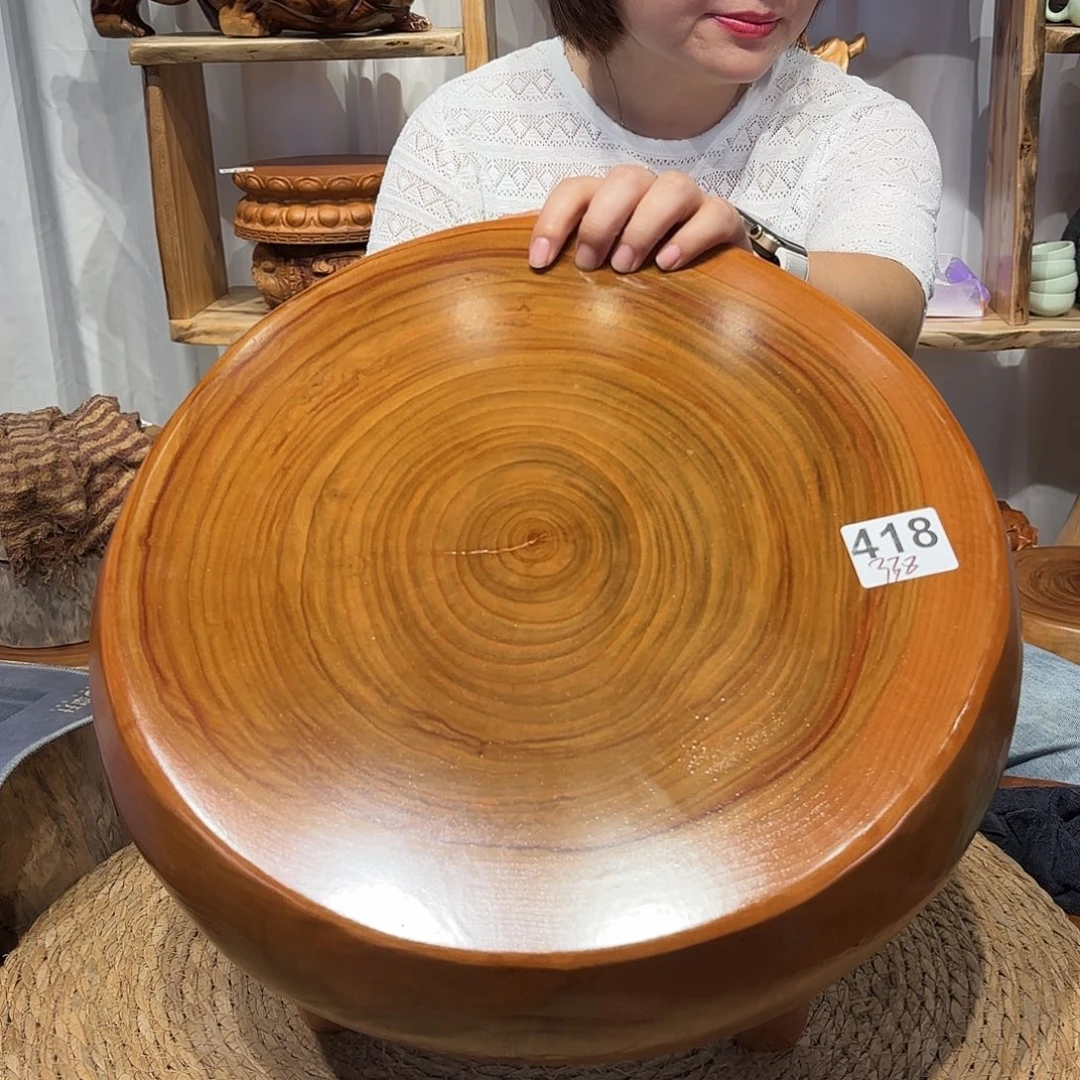 香樟木根雕凳子一物一拍编号418长38宽38高25