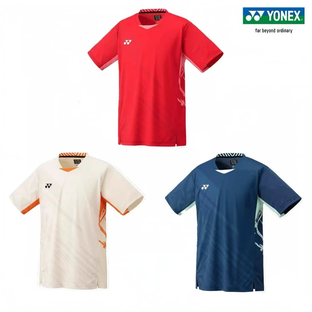 YONEX/尤尼克斯羽毛球服短袖速干运动上衣10642 20858