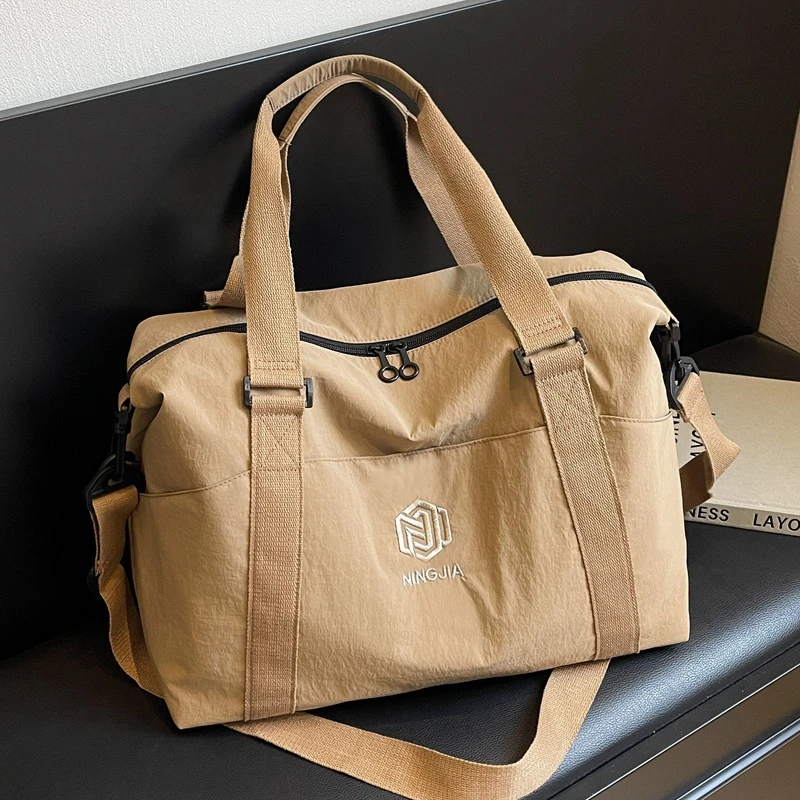 短途旅行包女轻便瑜伽健身包小女士出行便携飞机包出差旅游行李包