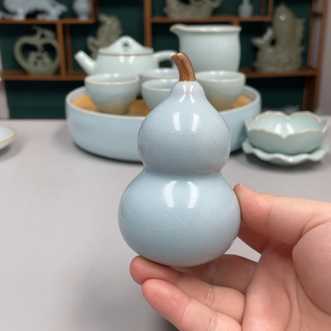 瓷葫芦茶摆