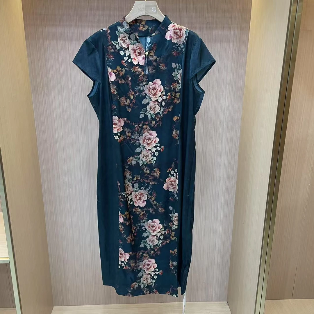 【LJWM】桑蚕丝连衣裙 1023