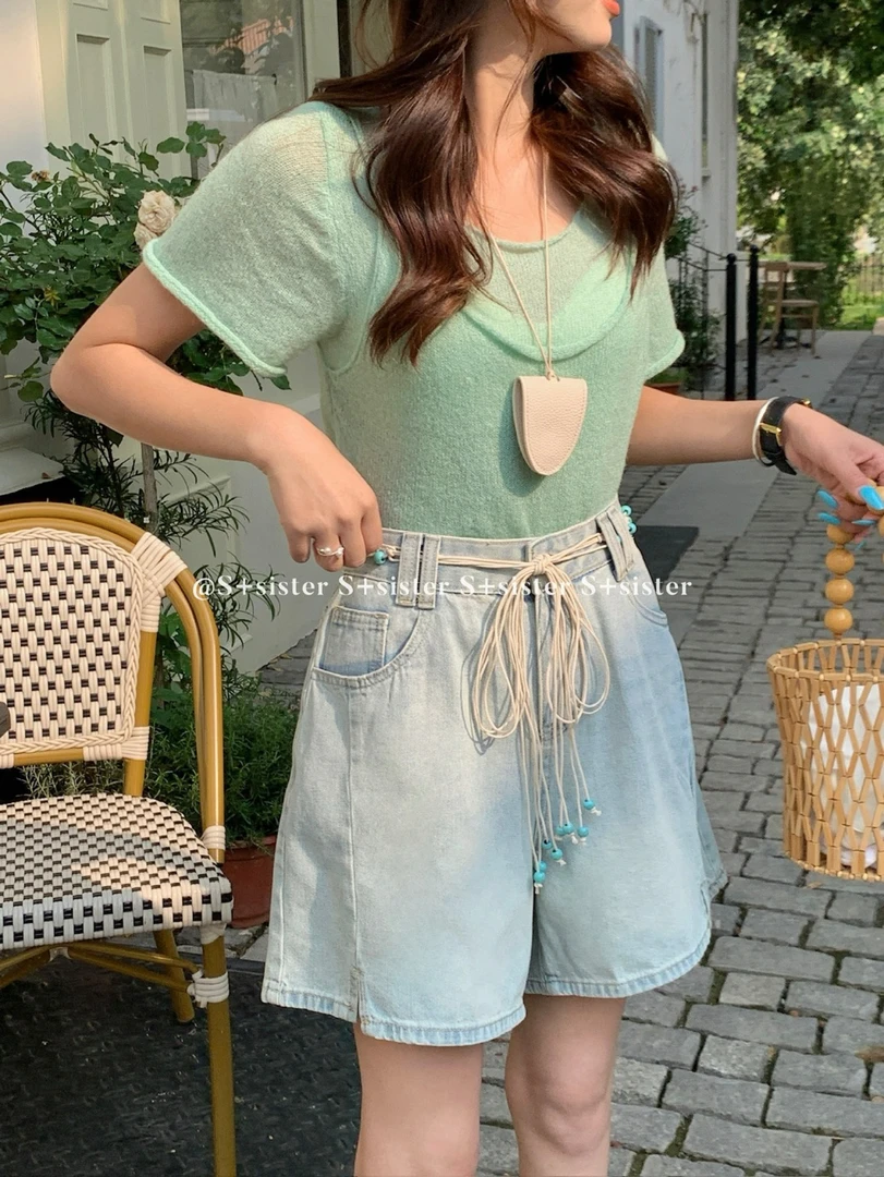 好大一件衣服短裤