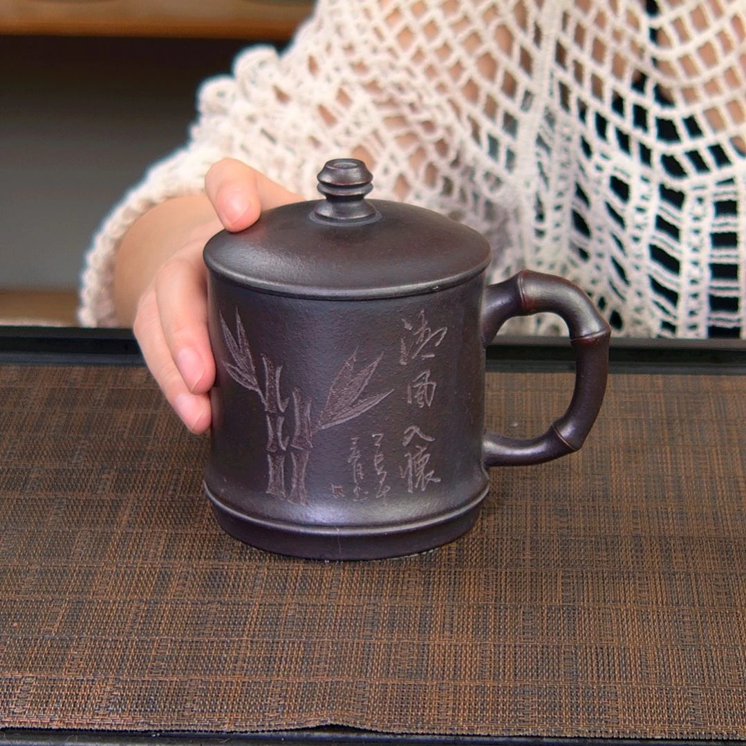 茶杯紫砂高货放漏