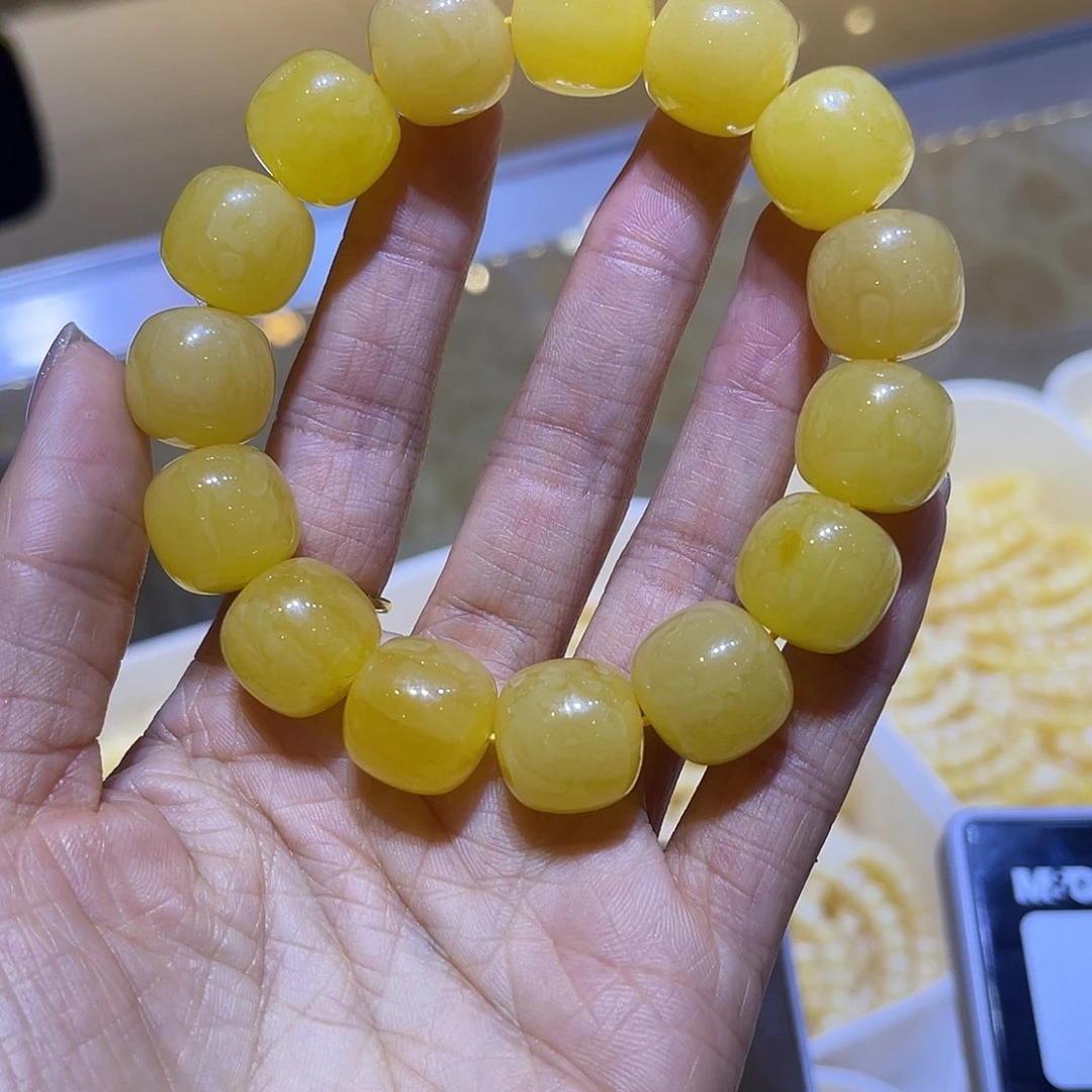 琥珀手链未镶嵌蜜蜡手串