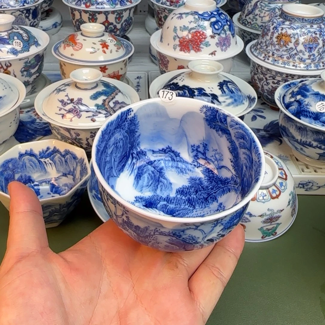 彦祖纯手工手绘茶具173
