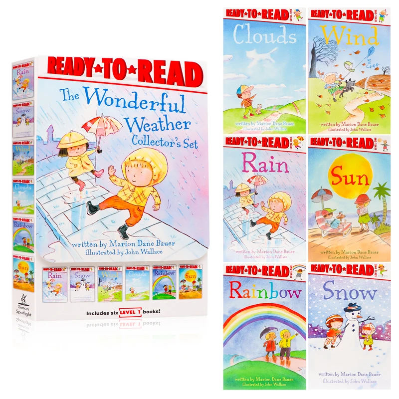 奇妙天气6册Ready to Read Wonderful Weather Level 1  气候知识