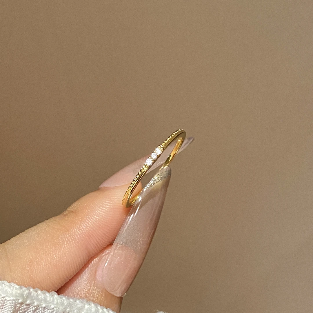 925银戒指 轻奢时尚百搭简约大气戒指A2565