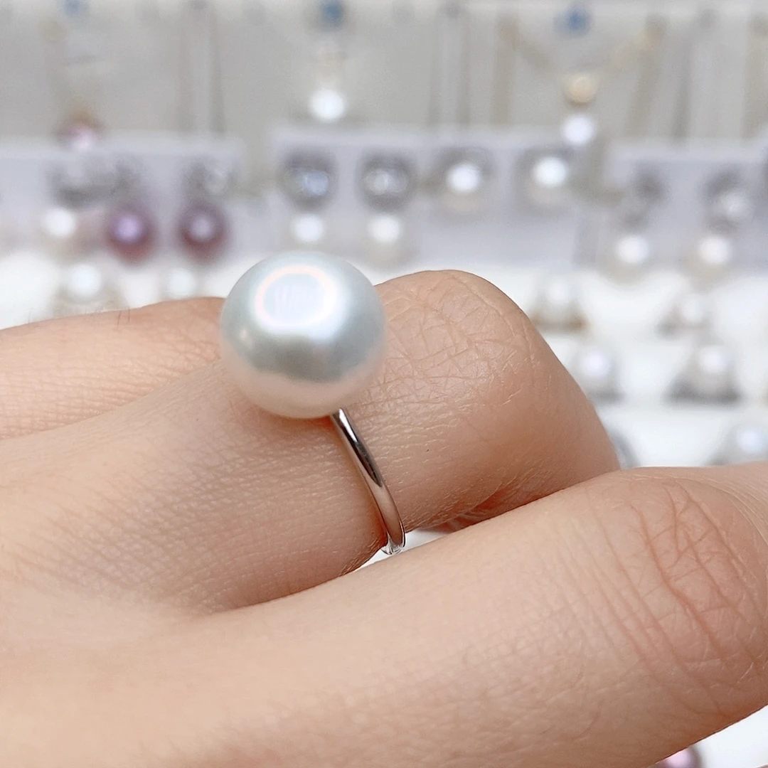 淡水珍珠颈饰银S925镶嵌