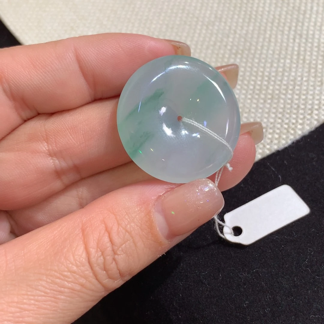 颈饰未镶嵌翡翠天然翡翠