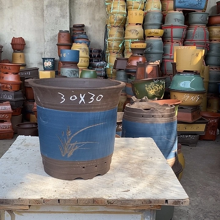 紫砂花盆紫砂花盆