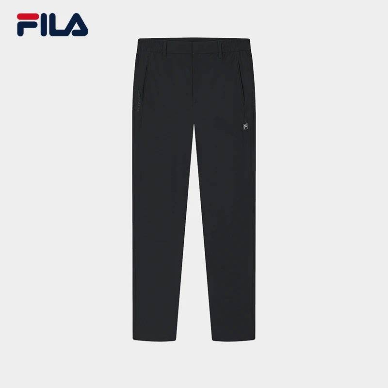 Fila/斐乐新款男【休闲轻商务立体剪裁梭织运动直筒裤】F11M533801F
