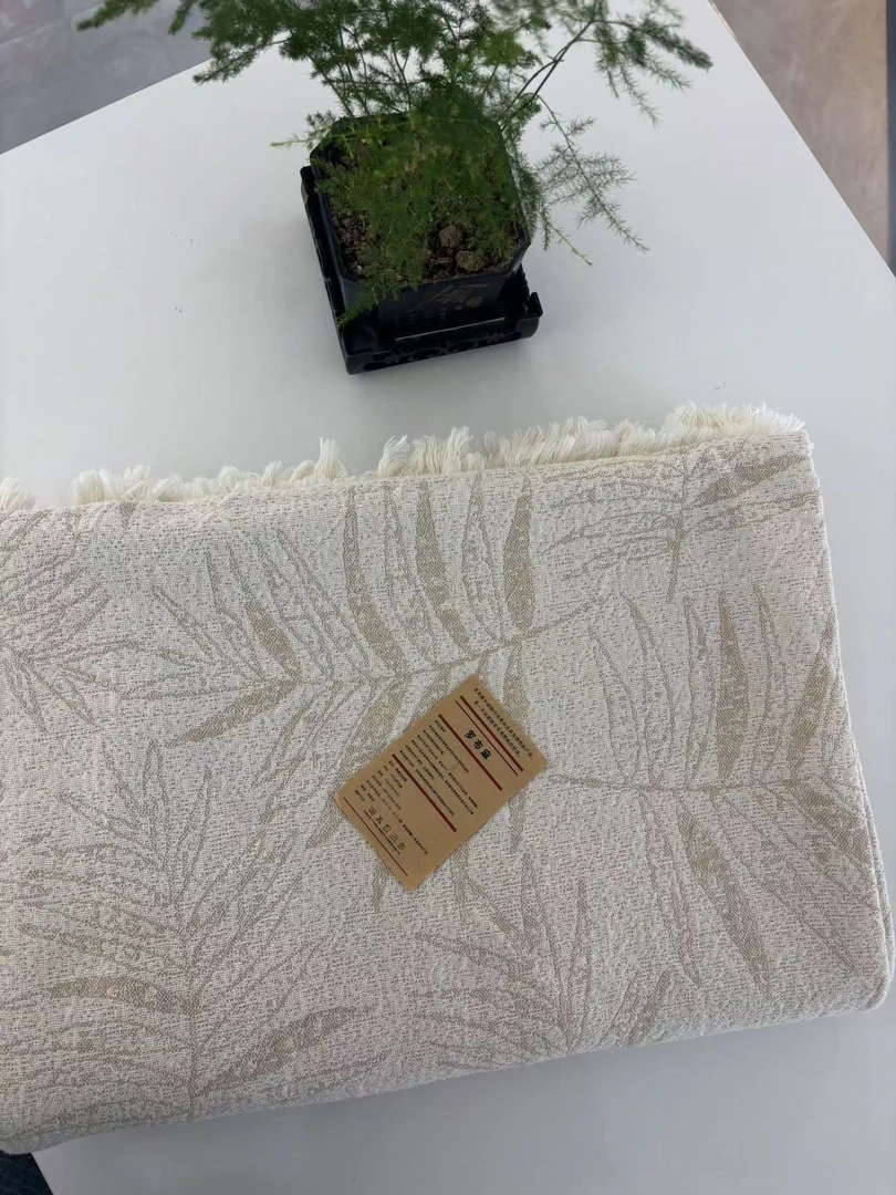 枝繁叶茂    1.5*2.0M高端轻奢罗布麻原色纱布亲肤盖毯
