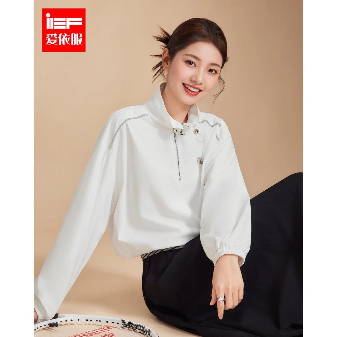 IEF/爱依服2025秋季新款韩系轻户外休闲通勤气质设计感百搭上衣