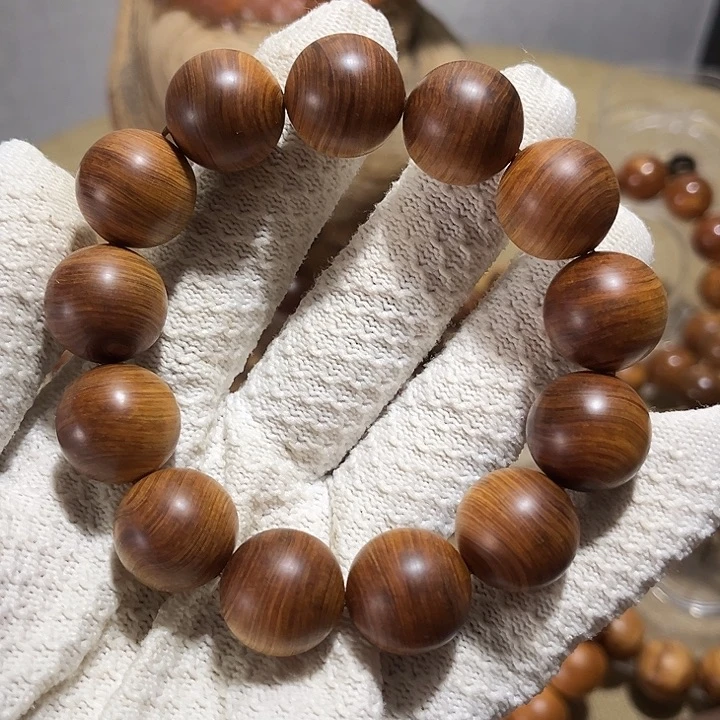 柏木无事牌雷击1.8碳化黑骨手串