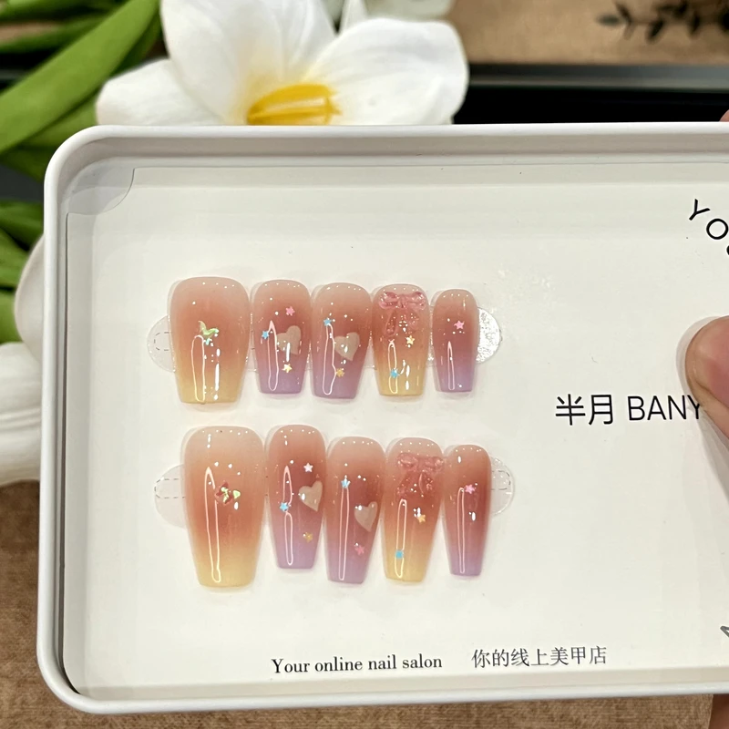 【甜心奶泡】BANYUE Nial 精选爆火纯手工显白气质穿戴美甲632