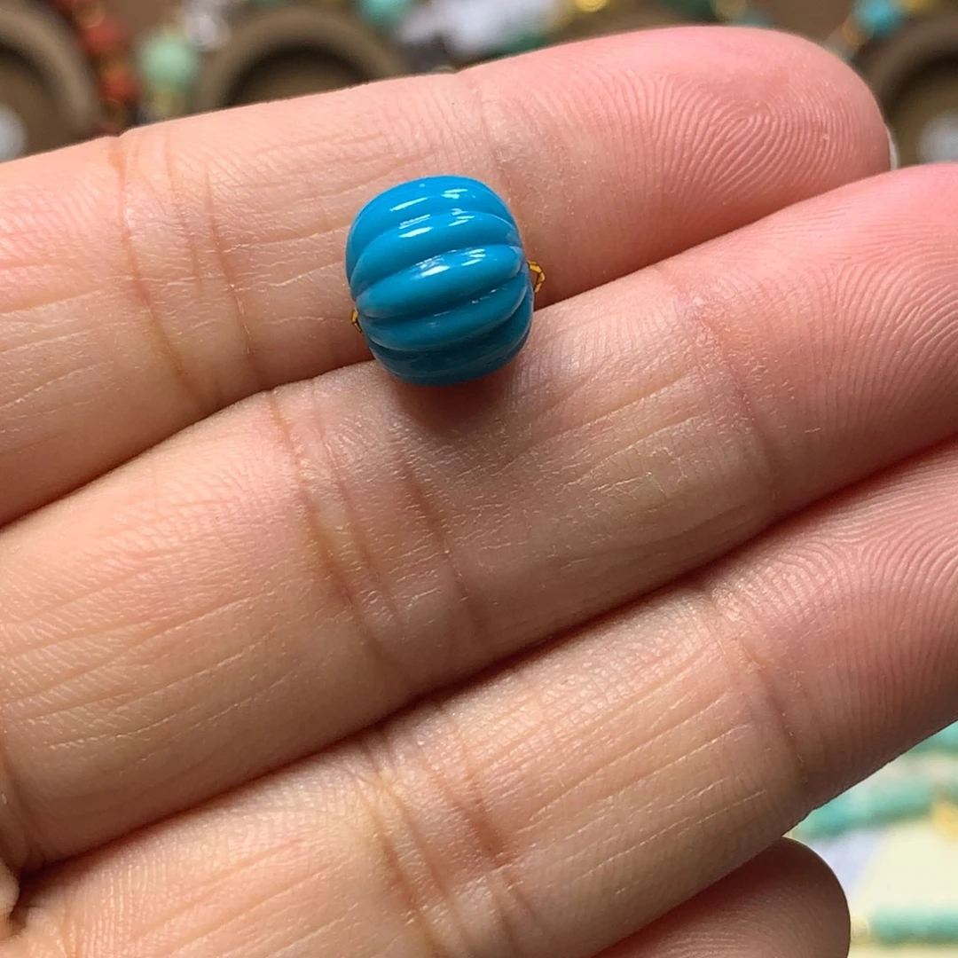 绿松石未镶嵌南瓜9/10mm