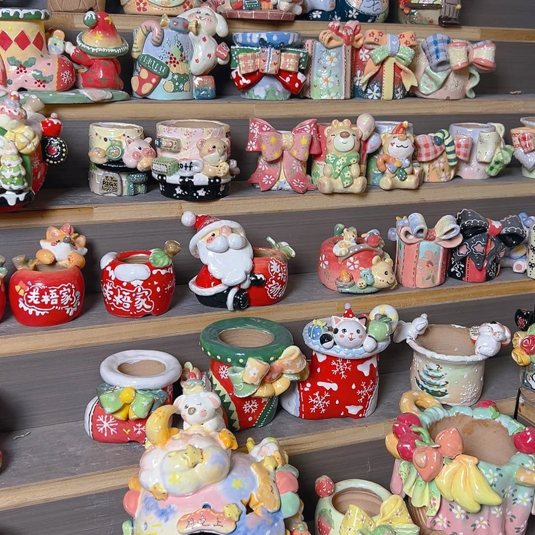 土***条老梧家的手工多肉花盆