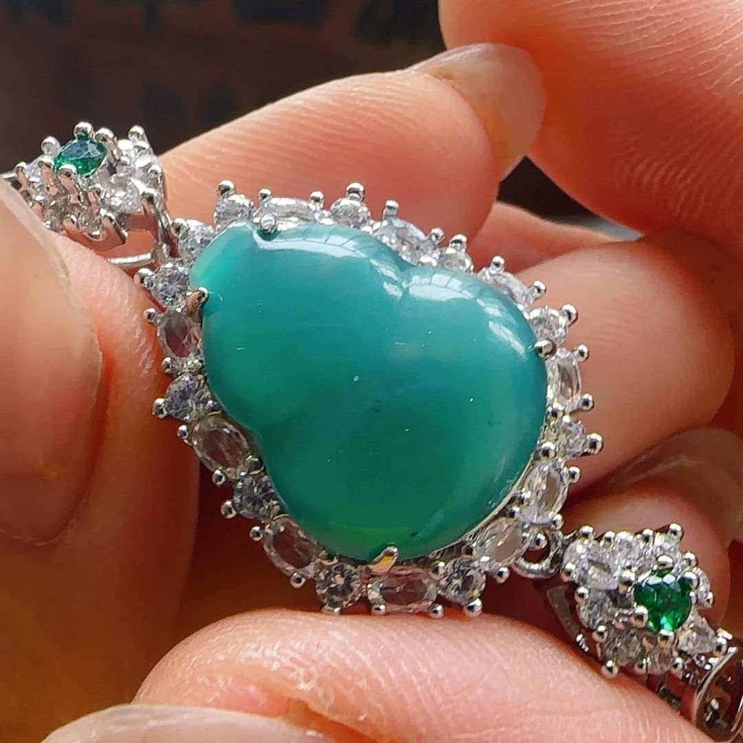 翡翠手链未镶嵌木****界翡翠29