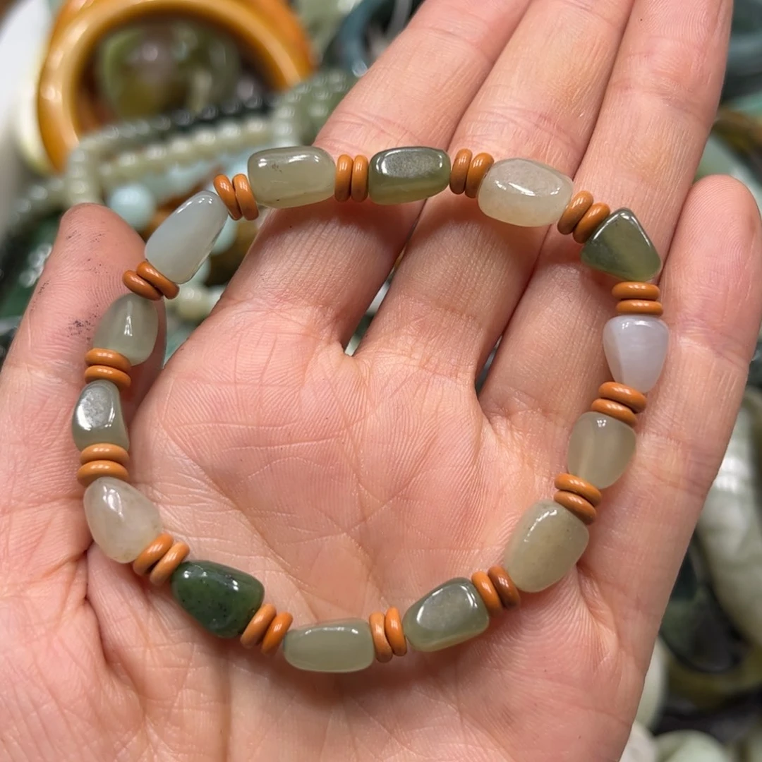 和田玉手链未镶嵌