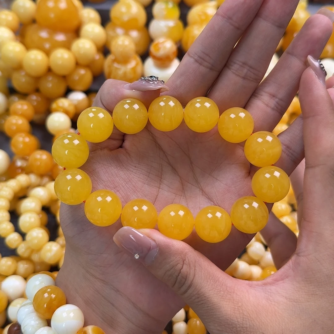 蜜蜡未镶嵌珠宝奇石同料17mm