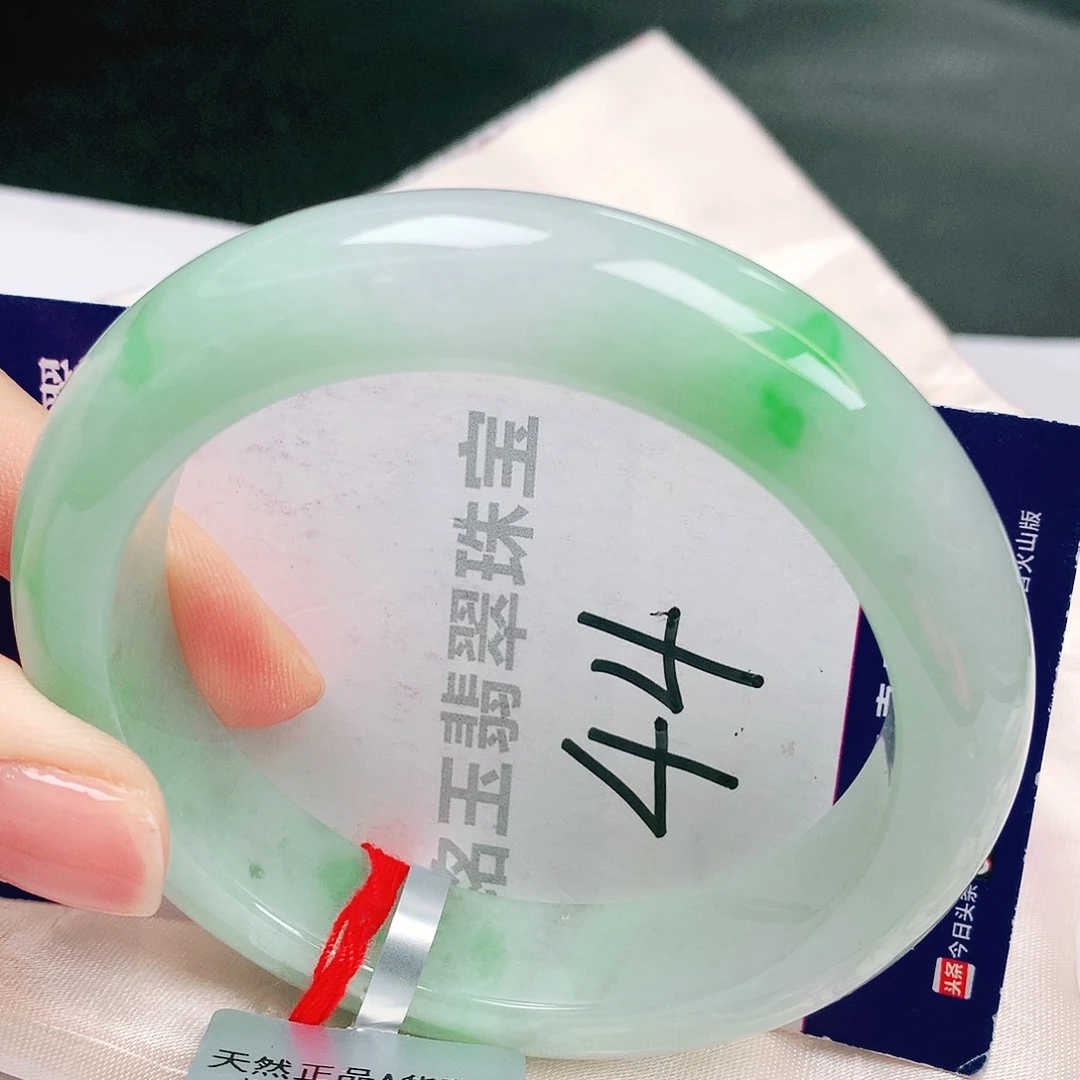 翡翠未镶嵌手镯缅甸天然a货翡翠手镯