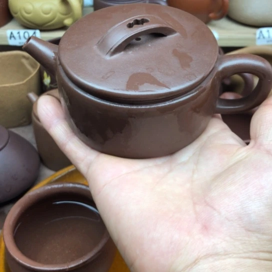 茶壶紫砂紫泥汗瓦150豪升左右