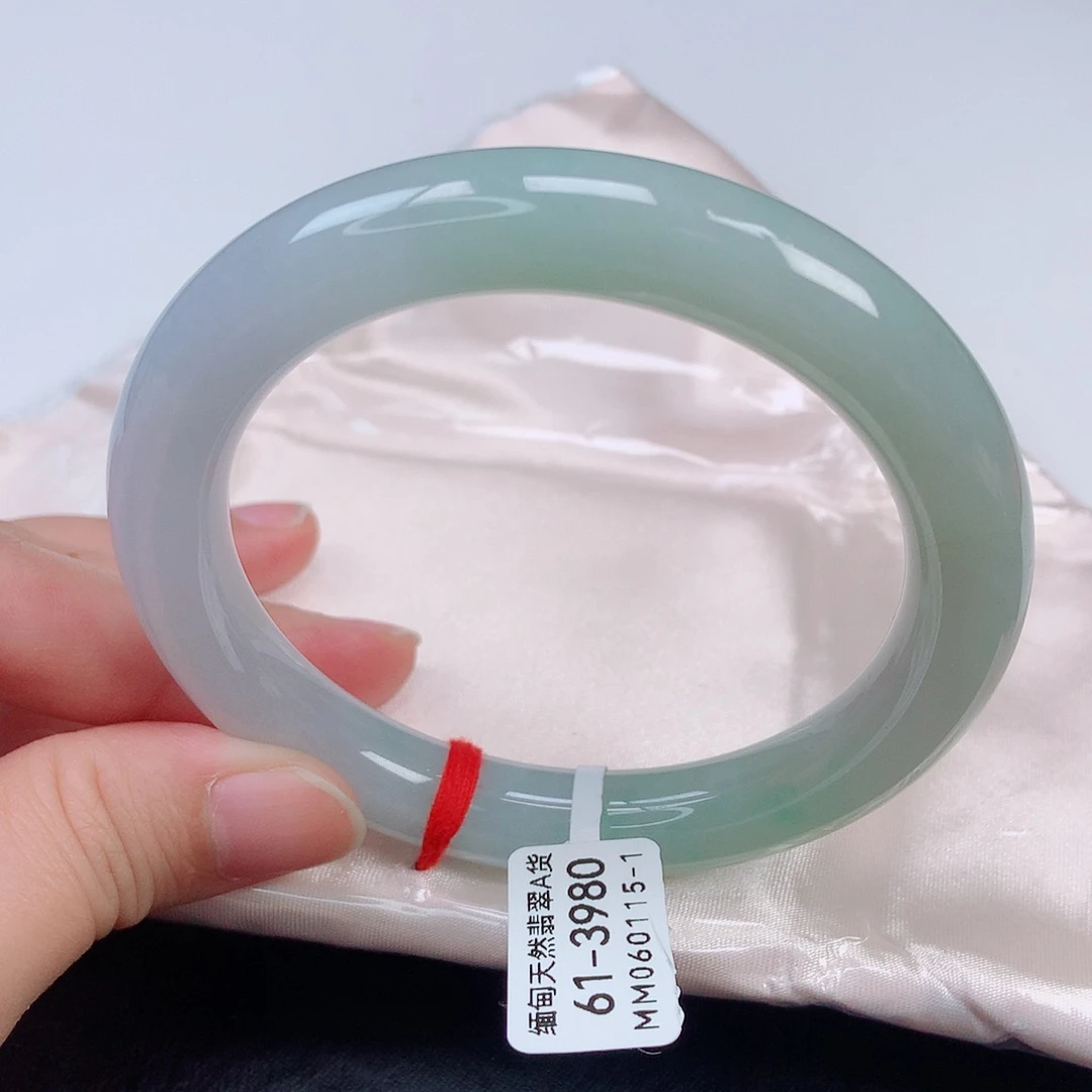 未镶嵌手镯翡翠61圆条