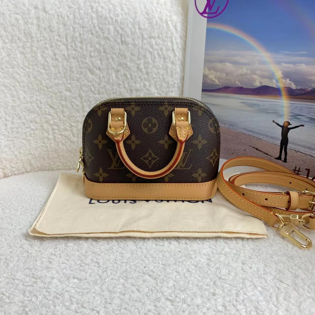 99新 LouisVuitton/路易威登 壹臻/老花alma nano芯片款 76278499