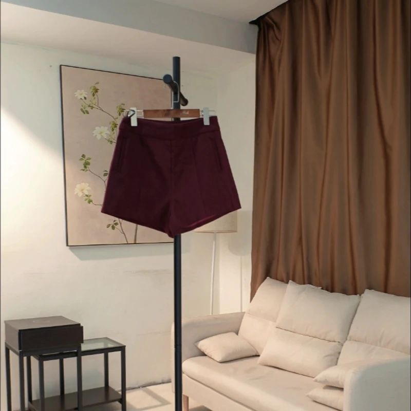 K022  简约百搭呢料短裤女  EW19D3054C