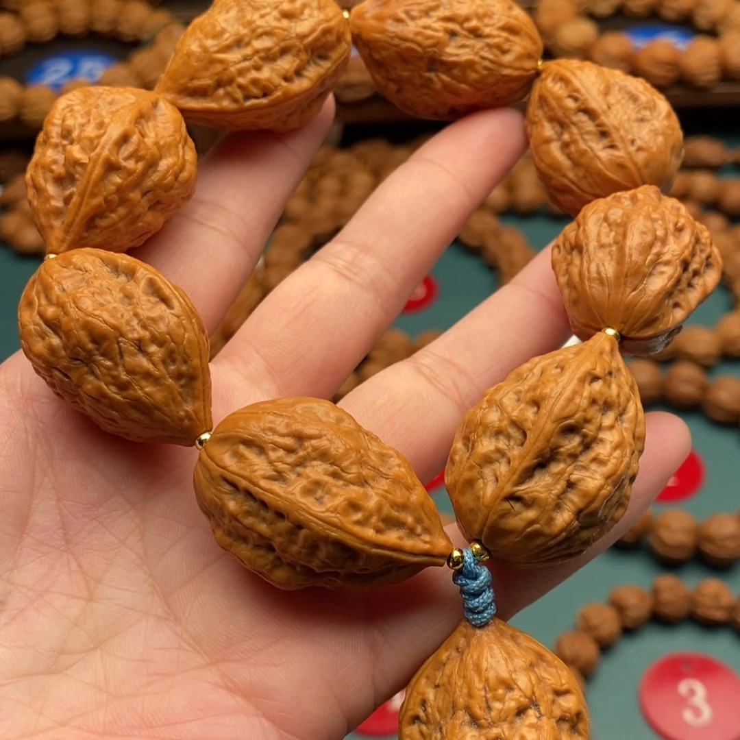 文玩核桃手串26尺寸佛头