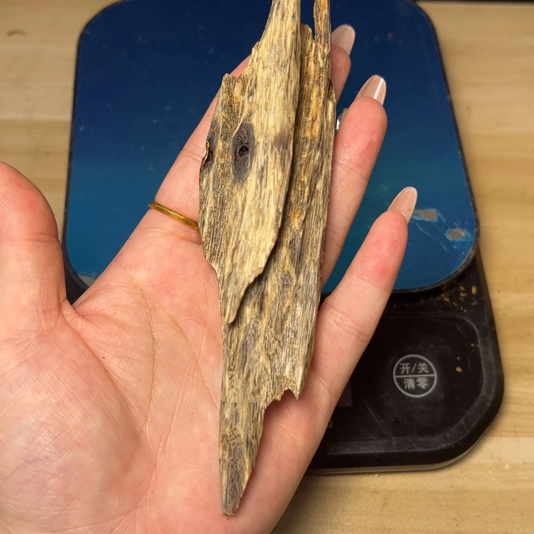 树脂制品枕****！海南尖峰岭白鹭原母树天然虫漏树心33克