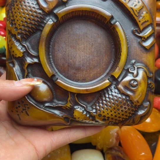 琥珀手串未镶嵌空****务蜜蜡