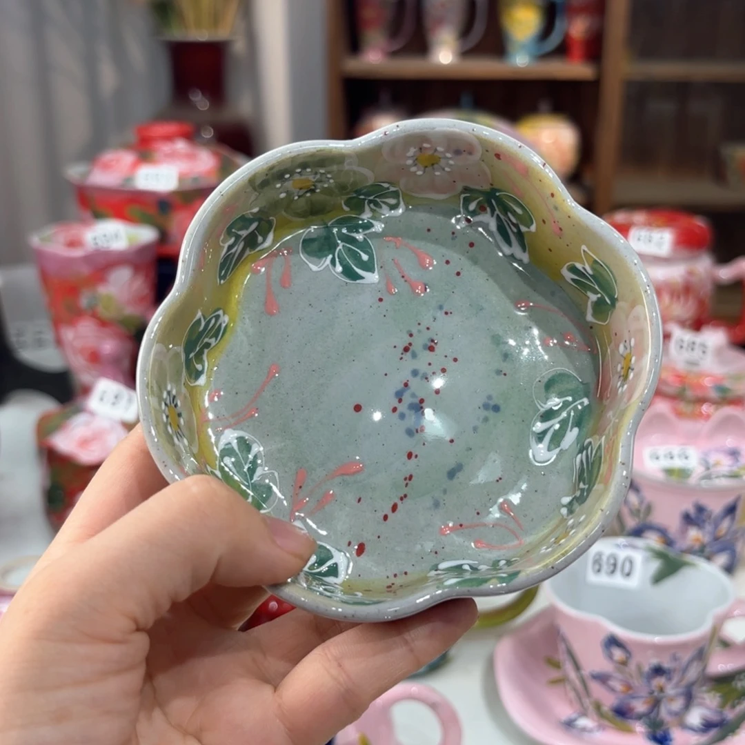景德镇手绘高温釉下彩陶瓷茶具
