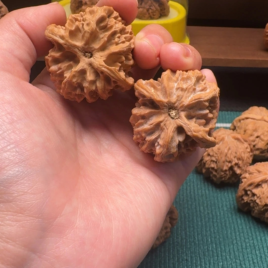 吊坠文玩核桃40苹果园微磕尖