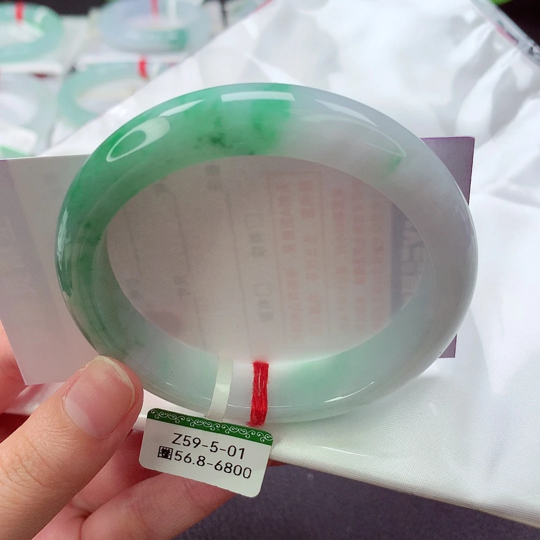 翡翠未镶嵌手镯缅甸天然a货翡翠手镯