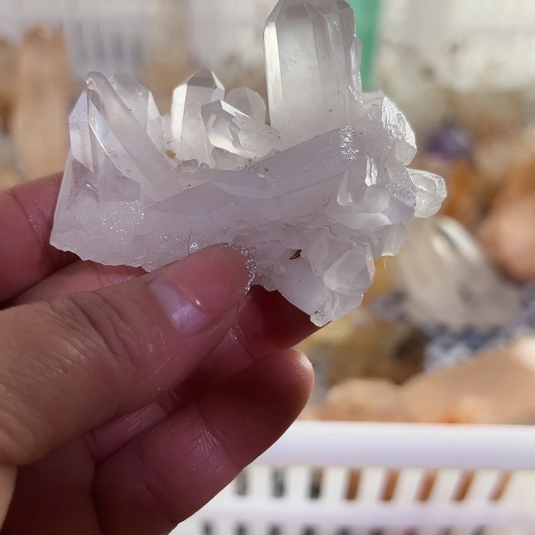 水晶未镶嵌珠宝半成品