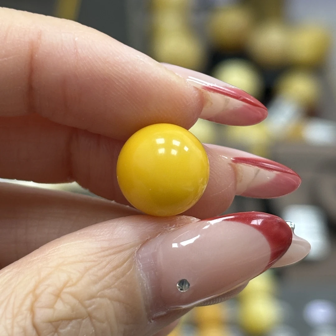 12.0mm· 3-小妖珠宝天然原矿琥珀蜜蜡