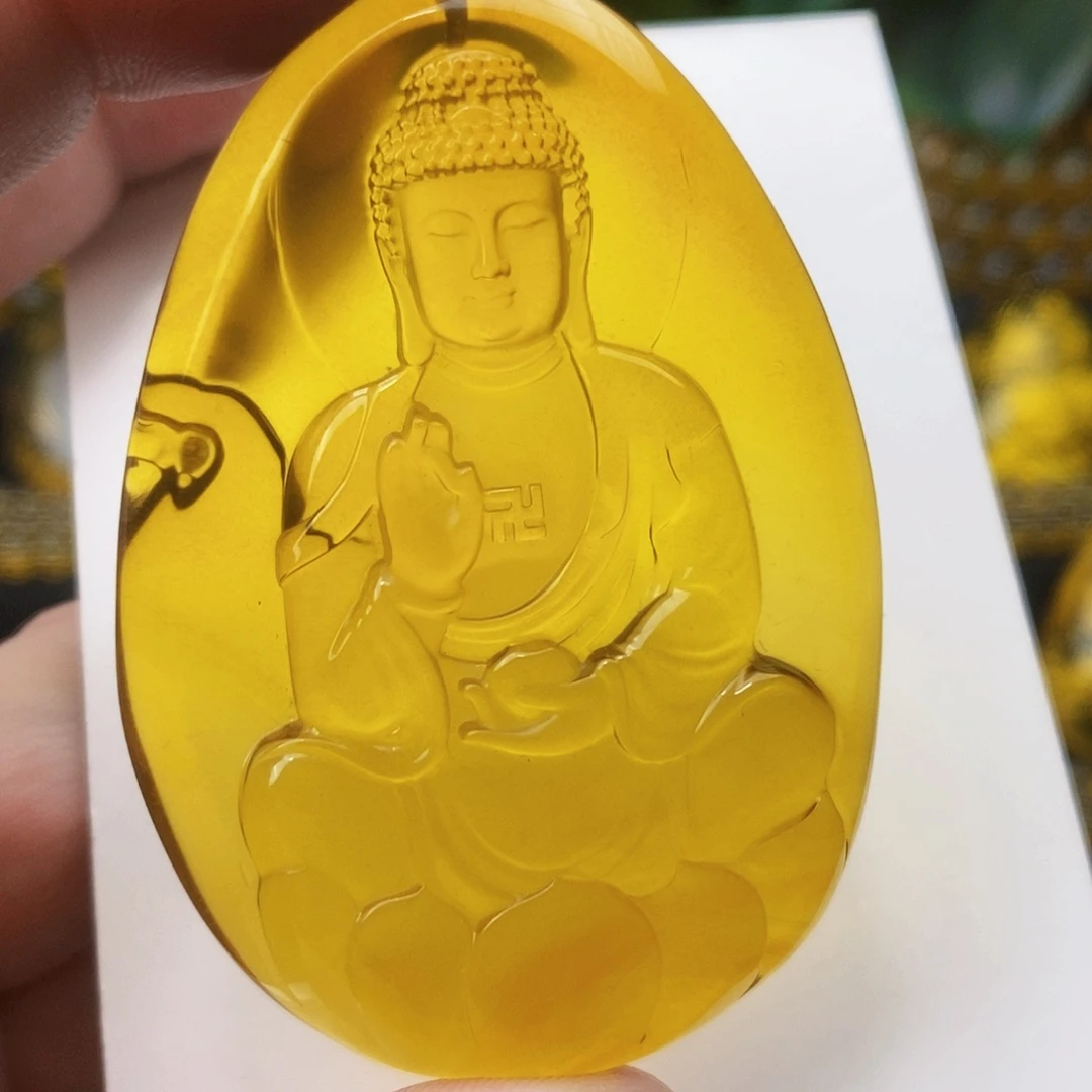 【闪购商品】蓝珀吊坠(不含链)未镶嵌