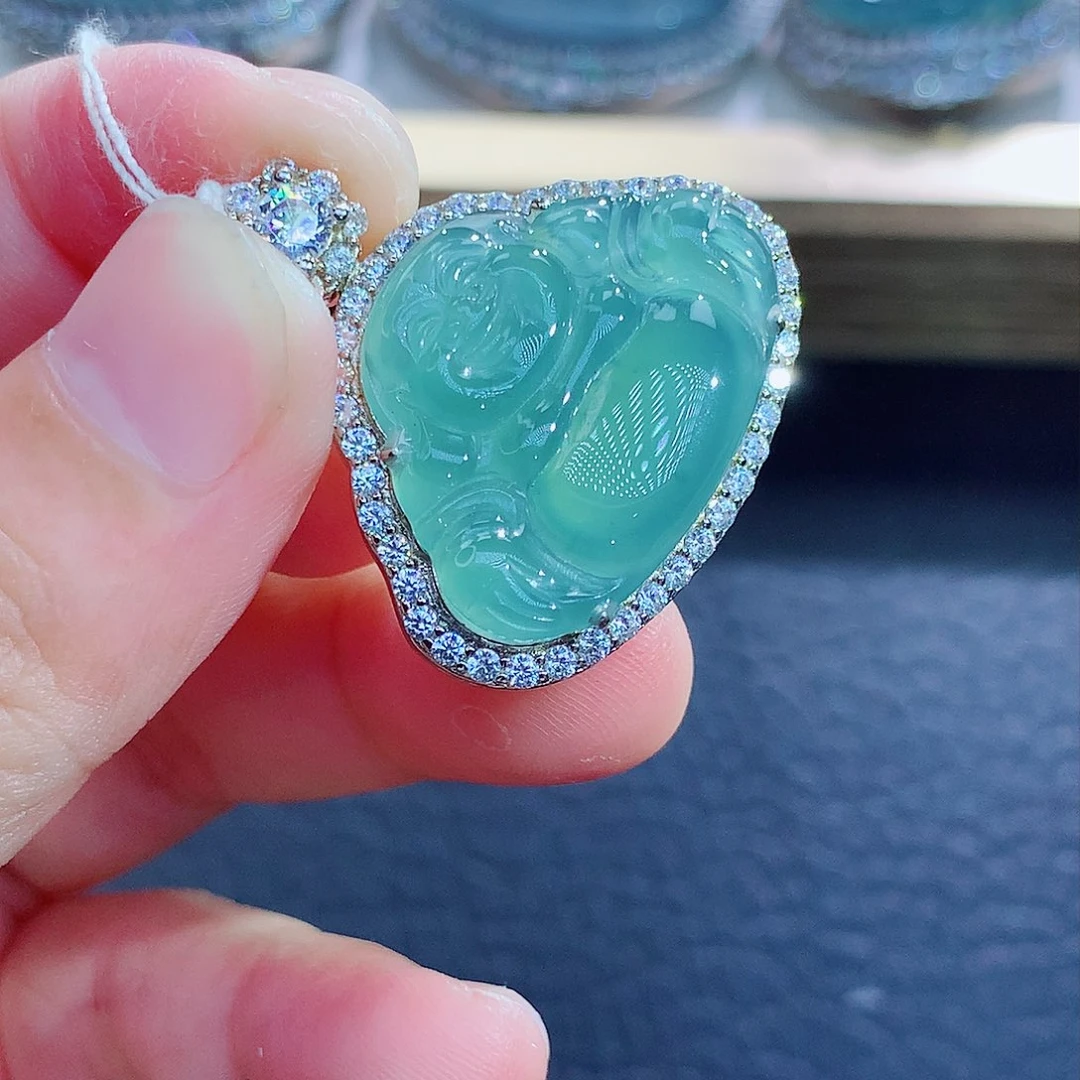 未镶嵌挂件翡翠翡翠