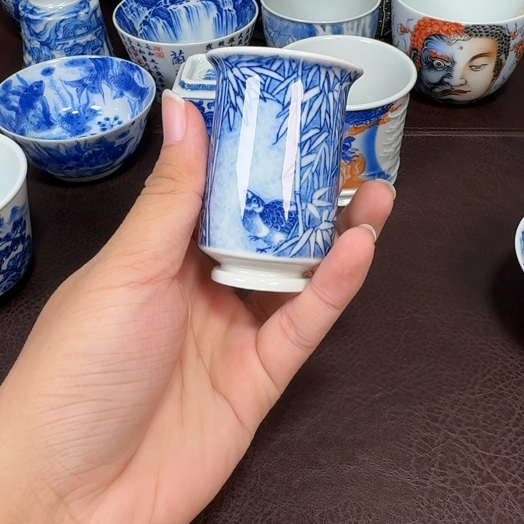 ****路现代景德镇陶瓷杯