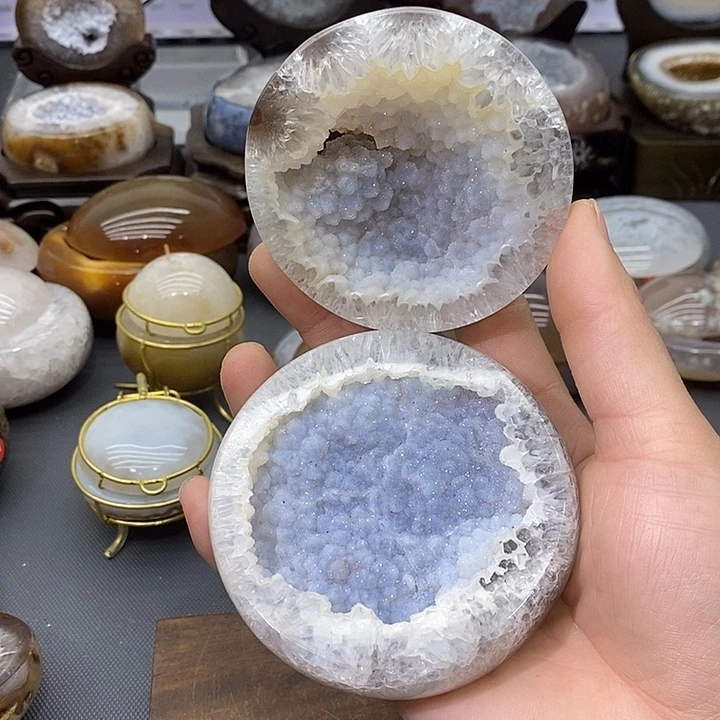 摆件未镶嵌紫晶聚宝盆