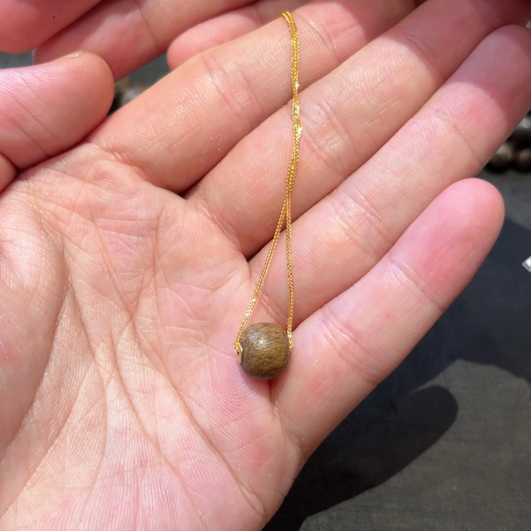 沉香吊坠越南芽庄油结黄棋楠