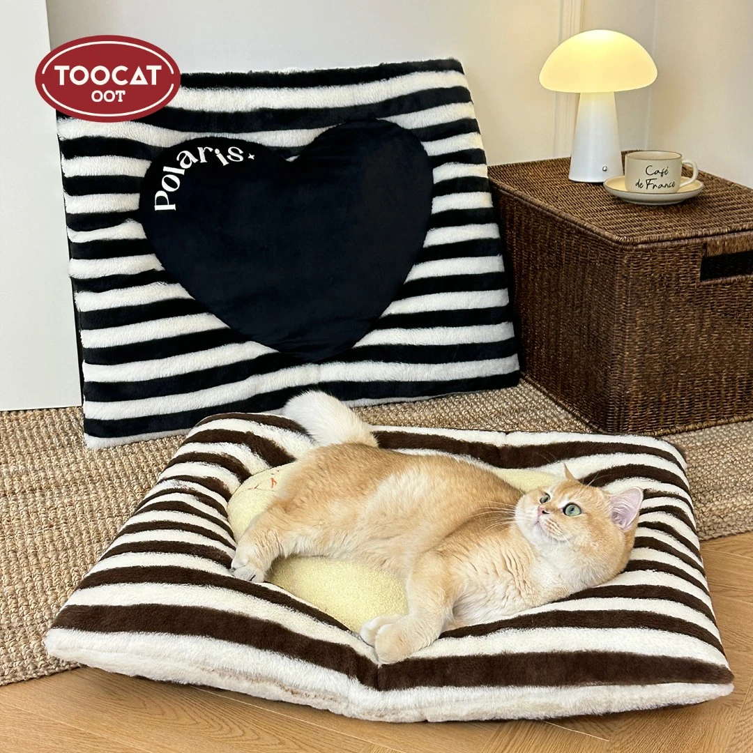 TOOCATOOT爱心宠物睡垫秋冬猫垫狗垫坐垫ins风宠物窝猫窝狗窝