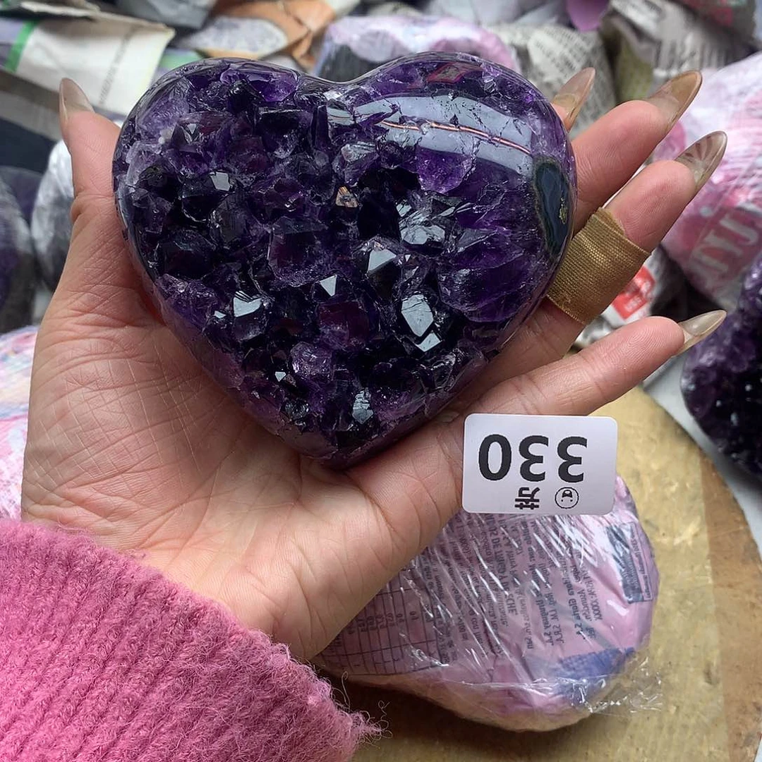 紫晶大型摆件（非配饰）未镶嵌