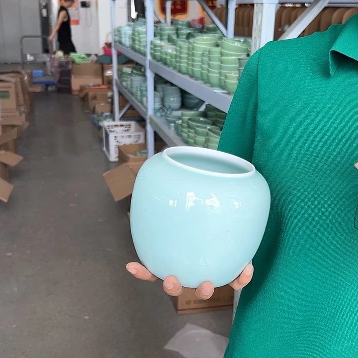 龙泉云间青瓷小米茶器