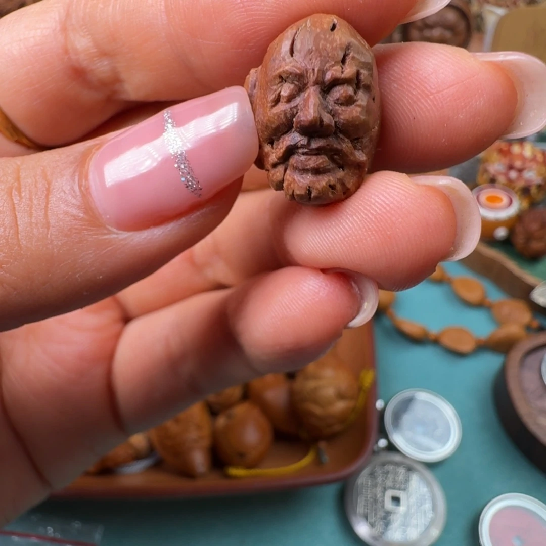 木***三橄榄核手串/手链核潮核雕手工制作