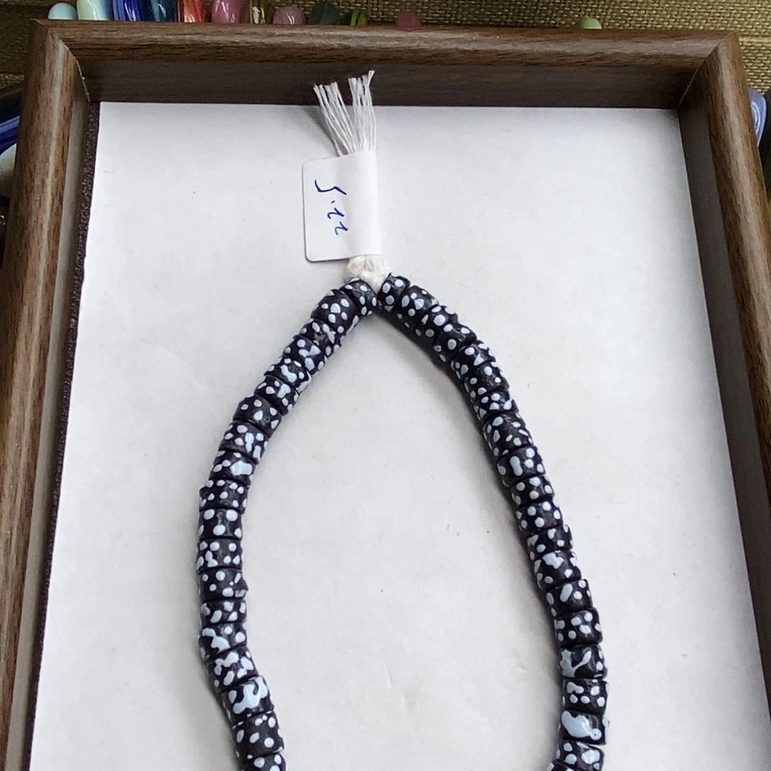 琉璃颈饰非洲牛奶配色隔片