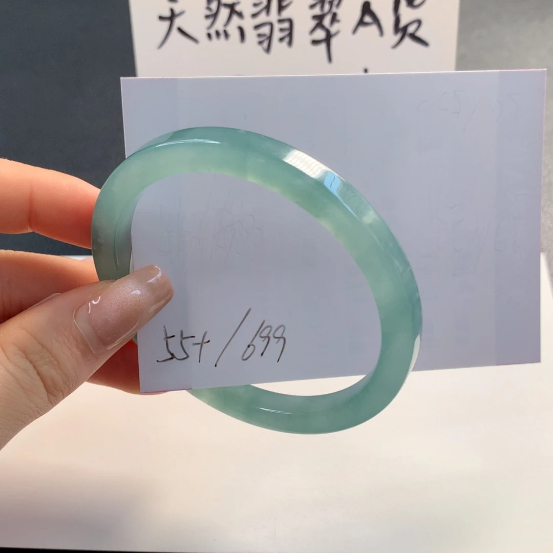 翡翠未镶嵌手镯天然翡翠