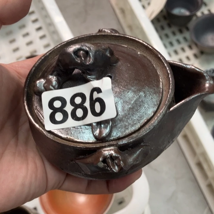 柴烧杯子与宝瓶大放漏